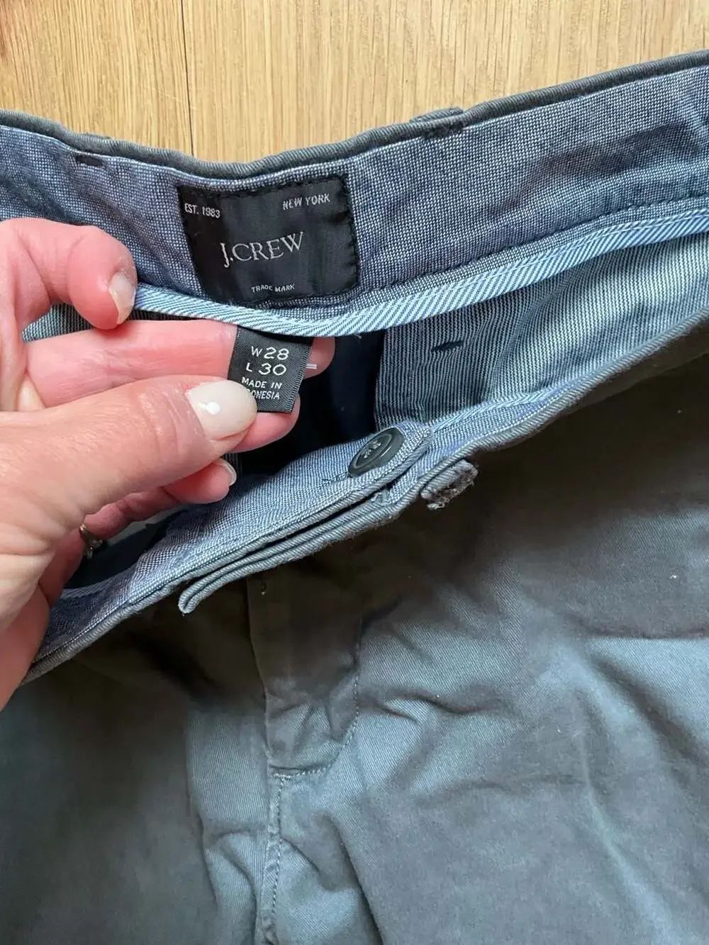 JCrew 484 Slim chino
